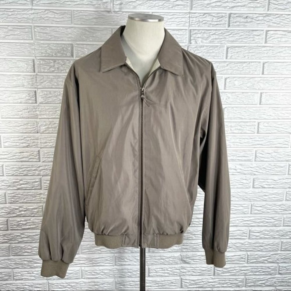 Weathercast Mens Olive Green Lightweight Jacket Size Medium